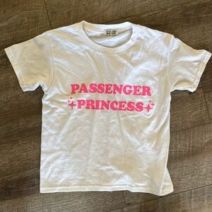 Passenger Princess T-Shirt - White & Pink